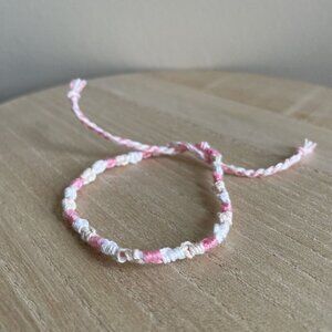 Eliot Bracelet, anklet, trendy, comfortable, tie, embroidery thread, woven, gif